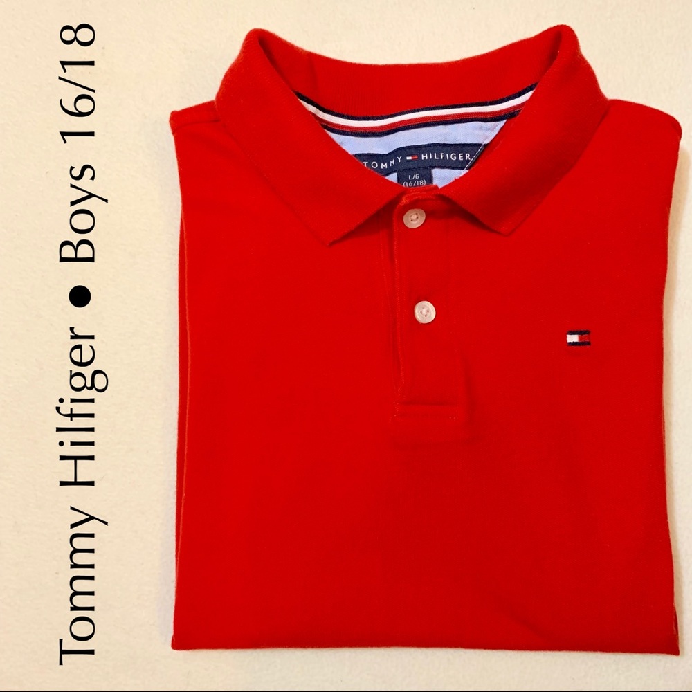 BOYS TOMMY HILFIGER | Red Polo 💛Bundle & Save💛